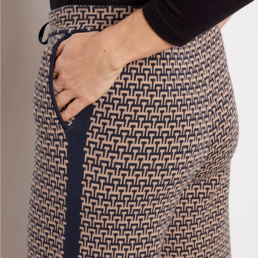 The Upside Castilla Juniper Tan/Navy Knit Pant - Picture 4 of 11
